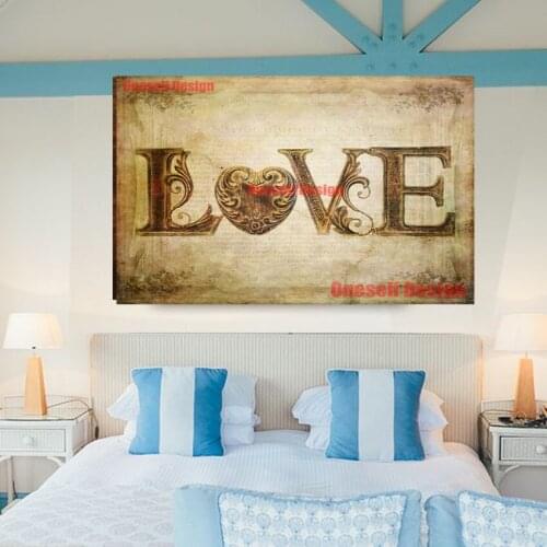 Love home 5d diamond painting full square diy diamond embroidery sale rhinestone pictures decor home bedroom wall sticker