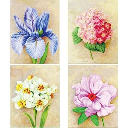 DIY Diamond Painting Flowers Diamond Embroidery 5D Full Square/Round Rhinestones Cross Stitch Diamonds Hobby Home Decoration