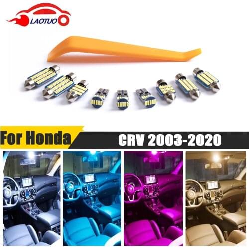 LAOTUO Canbus For Honda CR-V CRV CR V 2002-2020 Car LED Bulbs Interior Dome Reading Lamp Trunk Light kit Auto Accessories