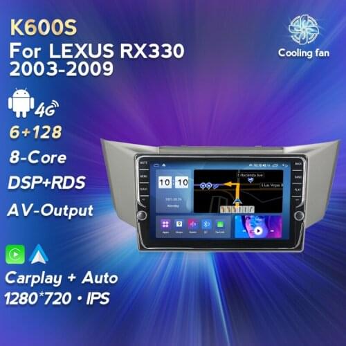 Android 11 Octa-core GPS Multimedia Car Radio player For Lexus RX300 RX330 RX350 RX400H 2004-2009 DSP IPS Screen Carplay