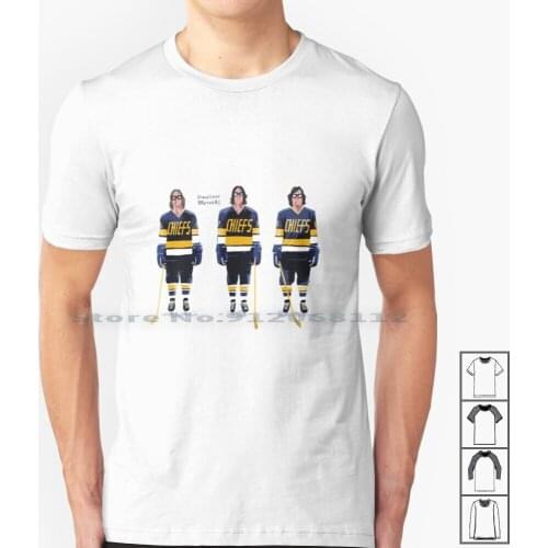 Hanson Brothers-Slap Shot! T Shirt 100% Cotton Hockey Chiefs Fictional Hockey Team Hockey Team Movie Sports Movie Comedy Movie