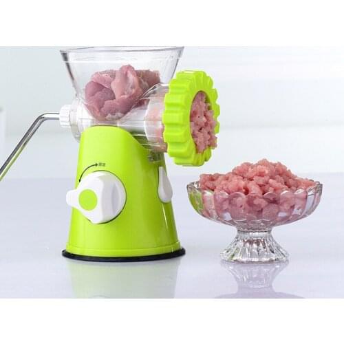Household manual meat grinder multifunctional hand meat enema machine small sausage Mincer minced meat treasure