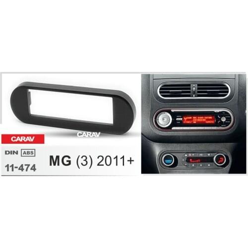CARAV 11-474 1 Din Radio Fascia for MG (3) 2011+ DVD Stereo Panel Dash Mount