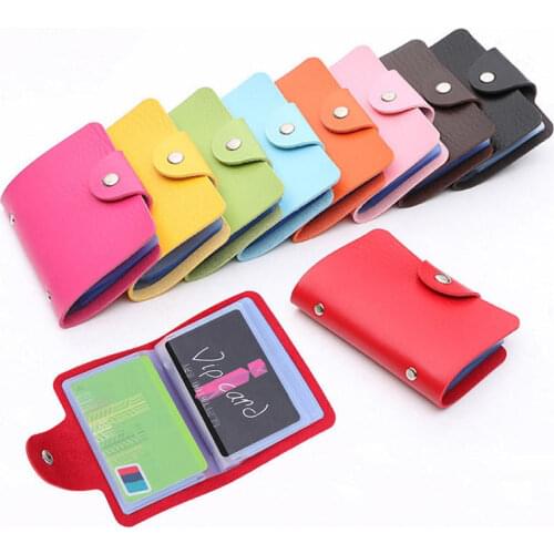 1PC Credit Card Holder Unisex Slim Anti Protect Travel ID Cardholder Women Wallet PU Case Porte Carte Multiple Card Positions