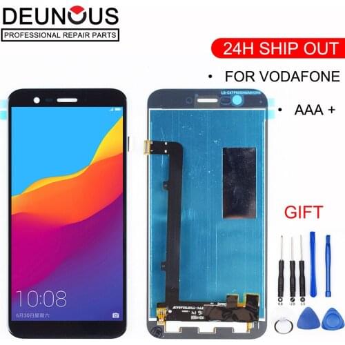 For Vodafone Smart Prime 7 VFD600 VF600 LCD Display Touch Screen Mobile Phone Digitizer Assembly Replacement Parts With Frame