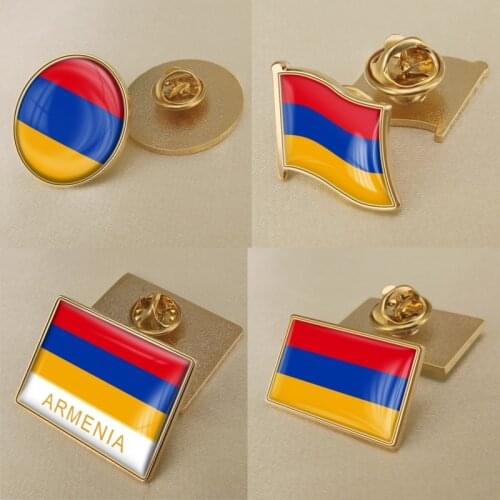 Coat of Arms of Armenia/Armenians Flag National Emblem Brooch/Badges/Lapel Pins