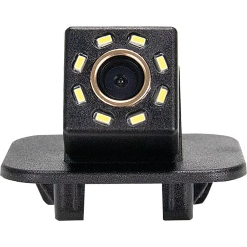 HD 720P 8 LED Car Rear View Camera for For Fiat Abarth 124 / Fiat Abarth 124 Spider Original Reverse Hole Reverse Backup Camera