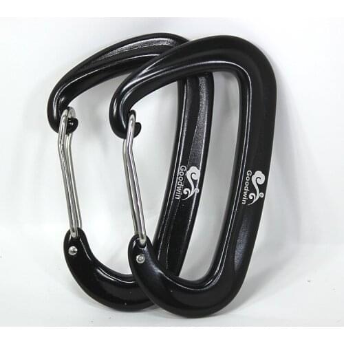 8Pcs Aluminum Alloy Carabiner Keychain Outdoor Camping Climbing Clip Lock Buckle Hook Fishing Tool