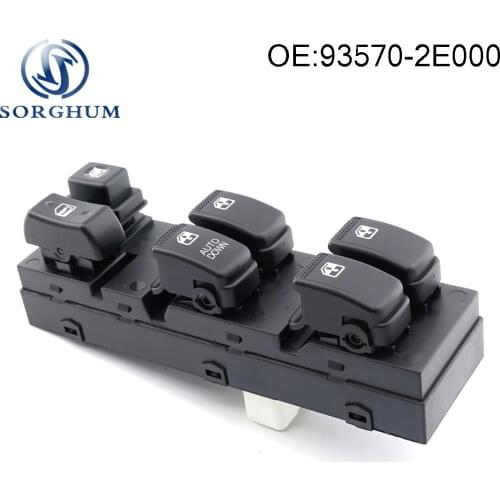 Front Left Power Master Window Control Switch Button 93570-2E000 For Hyundai Tucson 04-10