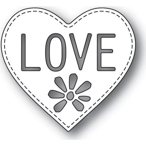 Love Heart Metal Cutting Dies cut die mold film decoration Scrapbook paper craft knife mould blade punch stencils dies