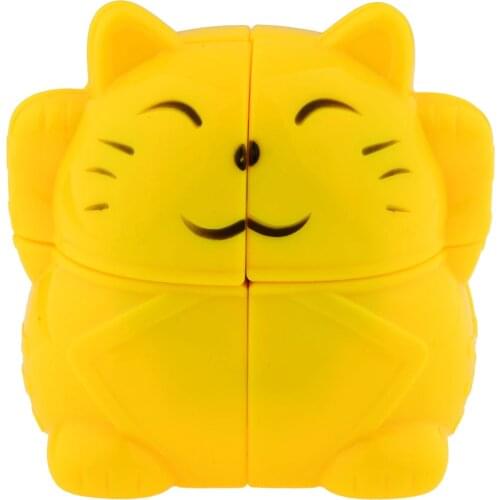 Brand New Yongjun Zhaocai Cat Lucky Cat 2x2x2 Magic Cube Speed Puzzle Educational Toys For Kids Children
