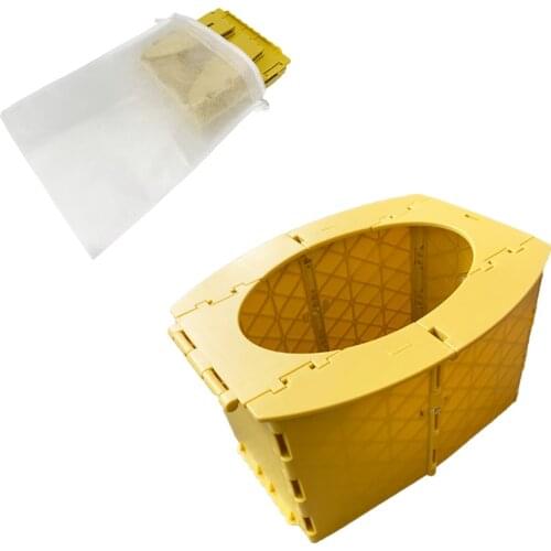 Portable Folding Toilet with Replacement Bags, Travel Toilet Camping Toilet Porta Potty Car Toilet Bucket Toilet for Camping