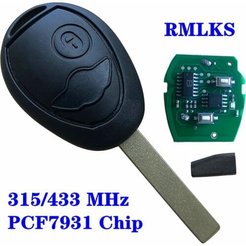 Remote Key Fob COMPLETE 433MHZ WITH ELECTRONICS For Mini Cooper R50 R53 Alarm Systems Securit Fit For BMW Mini Rover 75