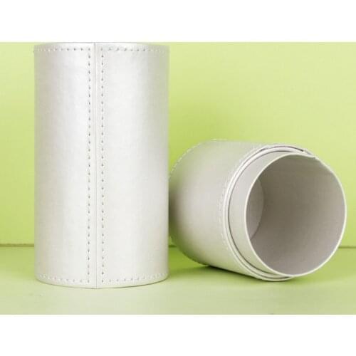 Travel Makeup Brushes Holder PU Leather Cosmetic Pen Holder Lipstick Storage Organizer Makeup Tools Container Pen Pot