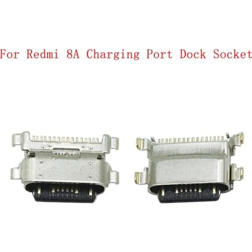 USB Charging Connector Charge Port Dock Socket For Xiaomi Redmi 8A Replacement Repair Accessories