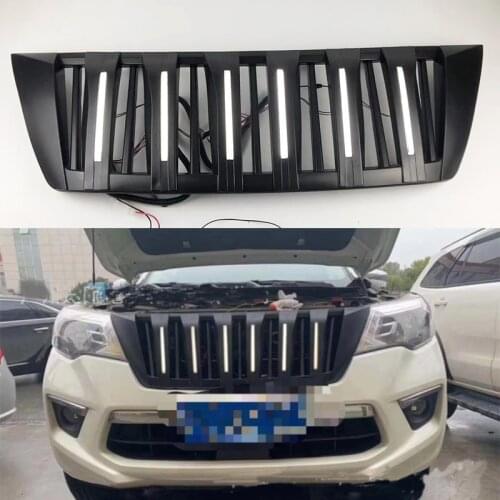 FOR NISSAN TERRA XTERRA 2018 2019 FRONT RACING GRILLE WITH LED LIGHT FUSION GRILL MASK COVER GRILLS