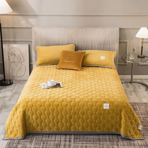 Supper soft flannel Bedspread on the bed linen quilted Linens blanket Bedspreads for bed sheet winter bed covers sofa bed Plaid
