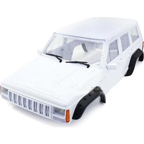 1/10 RC crawler TRX4 Cherokeee white body for AX-324 324 wheelbase