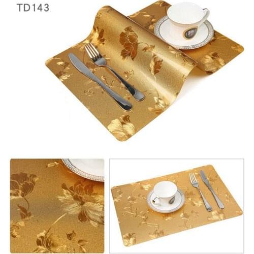 1 Piece Dinner Table Placemats Coaster Waterproof Heat Insulation Non-slip Vogue Simple And Beautiful