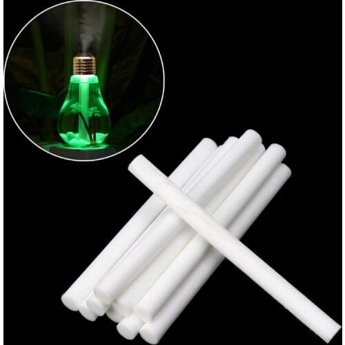 10Pcs 10mmx125mm Cotton Swab For Air Humidifier For Car Diffuser Aroma Diffuser Humidifiers Filters Can Be Cut Replace Parts