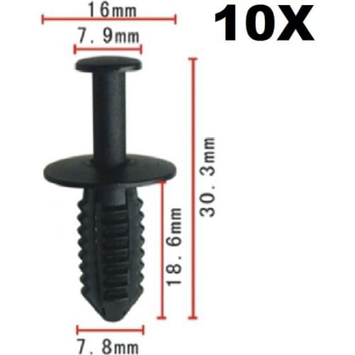 10pcs For BMW Door Panel Retainers Trim panel clips / Bumper Trim Door Sill Rivet Clips Retaine