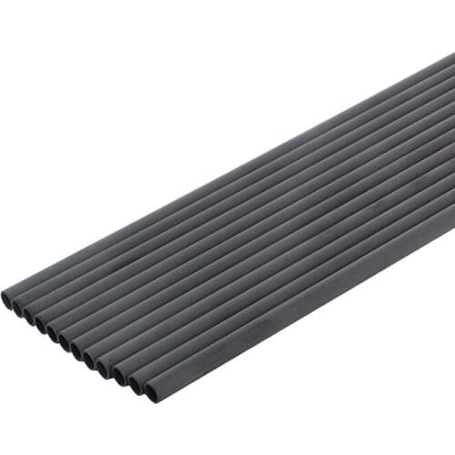 12Pcs Archery Accessories I.D. 6.2mm Triangle Compound Bow 350 Spine Pure Carbon Arrow Shafts