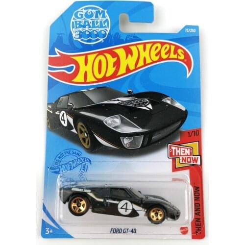 2021-78 Hot Wheels 1/64 FORD GT-40 Metal Diecast Cars Collection Kids Toys Vehicle For Gift