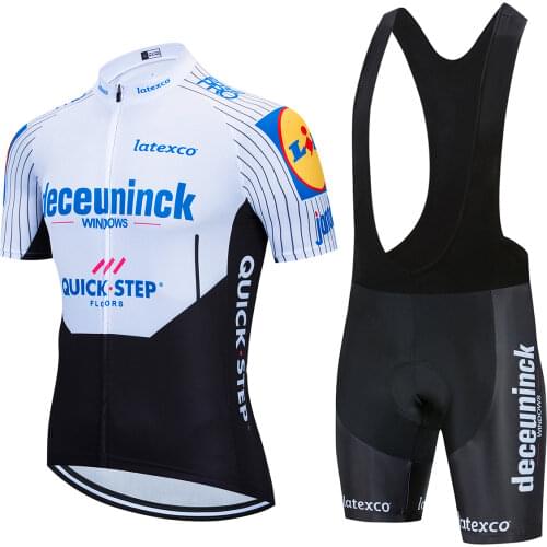 Quick·Step Deceuninck Pro Team 2021 Cycling Jersey Suit Shirts Bike Set MTB Ciclismo Ropa Jacket Bib Shorts Maillot Bicycle Kit