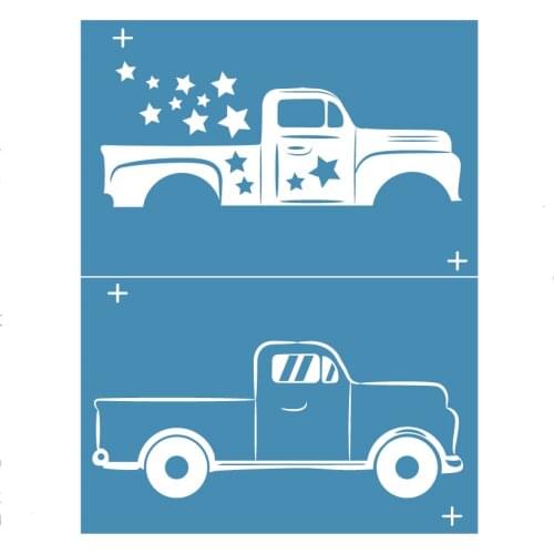 8.5 X 11" Self- Adhesivas Silk Screen Stencils Fabric Mesh Transfers Stencil Home Decoration T-Shirt Bag Pillow DIY Hand Craft