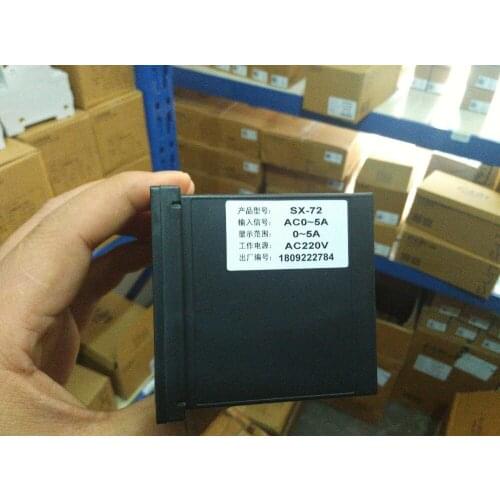 Brand new original authentic C-Lin SX-72 Digital AC Ammeter AC220V Input AC0-5A