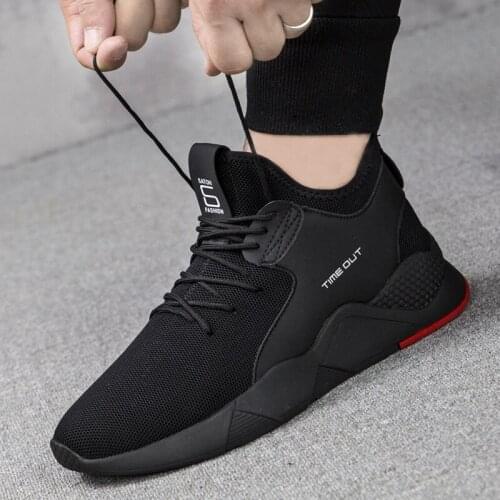 Baideng Ultra Light Mens Running Shoes Cheap Breathable Mesh Male Sport Shoes Comfortable Fitness Sneakers Man Zapatos