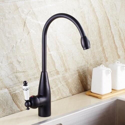 Free Shipping kitchen faucet black 360 degree swivel kitchen sink Faucet Mixer kitchen vanity faucet luxury water tap