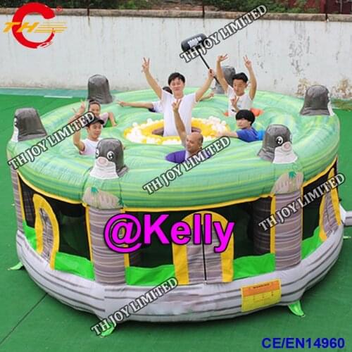 Free door shipping 2018 new design inflatable whack a mole game for sale, huamn inflatable whack mole carnival inflatables games