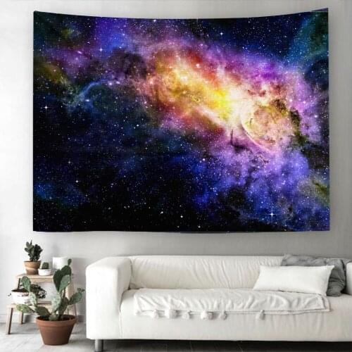 Universe Space Nebula big art tapestry printed wall covering psychedelic wall hanging beach towel mandala thin blanket yoga