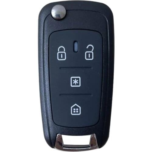 4 Button Flip Remote Key Fob Case For Fiat For Brazil Positron Car Replacement Shell Folding without Logo