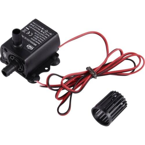 Decdeal Ultra-quiet Mini Brushless DC/USB Water Pump 5/12V 5-10W 250-400L/H Lift 300cm Submersible Fountain Aquarium Circulating