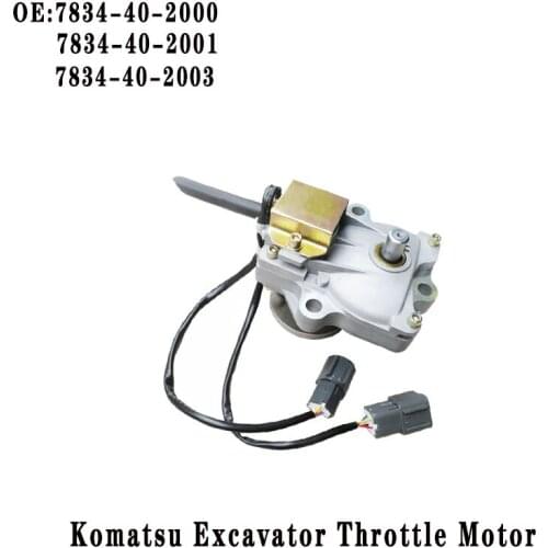 Excavator Throttle Motor Throttle Motor For Komatsu PC200-6 PC220-6 PC120-6 PC 400-6 PC450-6 Engine OE:7834-40-2000 7834402000