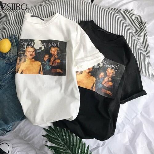 Printed Kawaii Kids Photo Short Sleeve T-Shirt men and women Lover Tshirts Plus Size m-3xl Wild loose thin section Tops CX2MC14