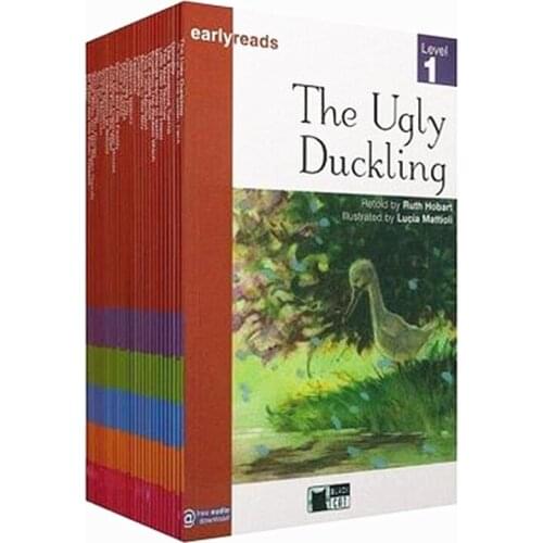 6-12 year 25 book/set Black Cat Earlyreads level 1-5 Children English picture book Outside reading Graded reading Earlyreads