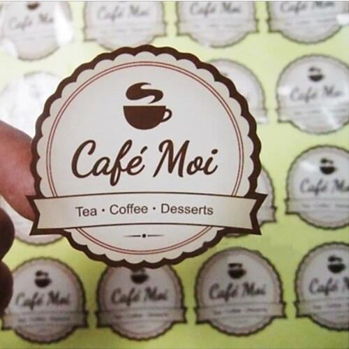 Pvc sticker transparan, Label custom sticker, Pencetakan logo, Sticker perekat, Kemasan hadiah sticker