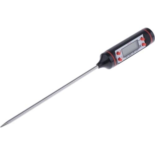 LCD Display Food Thermometer Kitchen Cooking Baking Temperature Sensor Probe