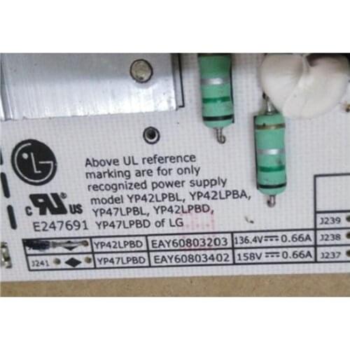 Original for LG YP42LPBD PBD EAY60803203 42LX6500-CA Power Board 136.4V 0.66A