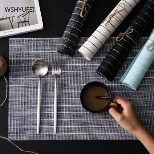 Simple heat insulation placemat Nordic anti-scalding bowl mat heat insulation waterproof tray household coaster Western placemat