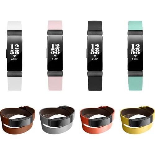 Watch Band for Fitbit Inspire/Inspire HR Straps Replacement Genuine Leather Bracelet Wristband Watch Accessories