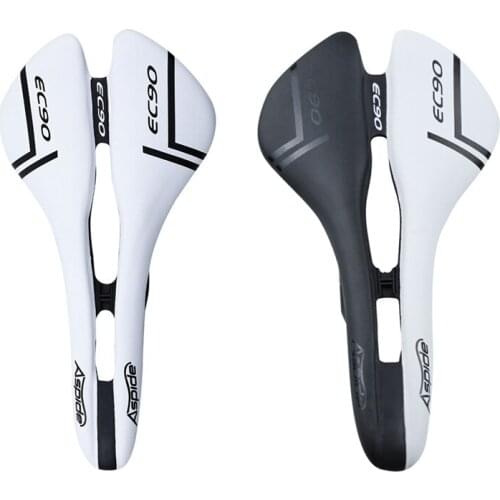 Mountain Bike Seat Cushion Ergonomics Bicycle Wide Saddle with Leather Cover for MTB Road Bike