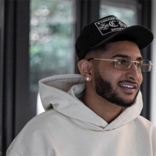 Clear Rimless Rectangle Sunglasses Men Luxury Designer Ocean Lens Summer Shades Vintage Narrow Square Sun Glasses Women UV400