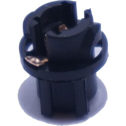 100 pcs T5 Base 3/8" Car Socket Twist Lock For PC 74 73 37 Instrument Panel Cluster Plug Dash Light Bulb