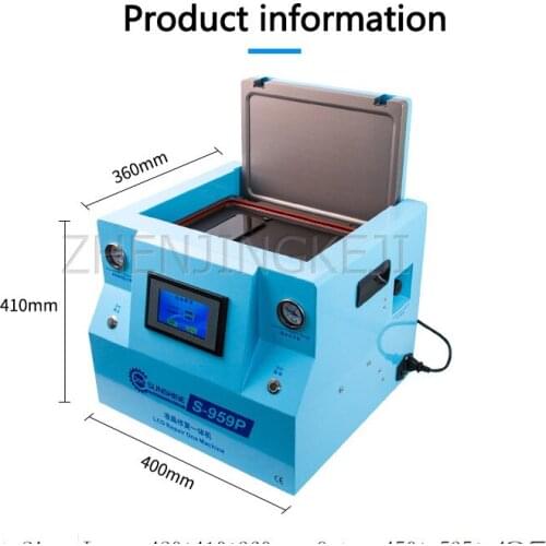 Vacuum Laminating Machine Defoaming Squeeze Tool 220V/350W LCD Screen Fully Automatic Mobile Phone Burst Screen Repair Equipment