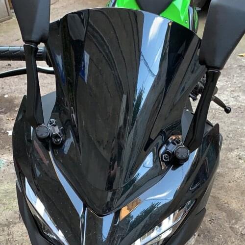 Windscreen For 2018 2019 2020 Kawasaki Ninja EX 400 250 EX400 EX250 KRT Editon 18 19 Wind Screen Deflectors Windshield