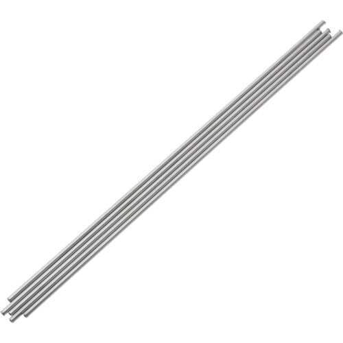 5pcs Silver 304 Stainless Steel Capillary Tube 3mm x 2mm x 250mm For Industry Tools